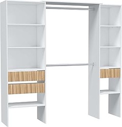 Alternativas efectivas a los muebles modulares en vestidores pequeños