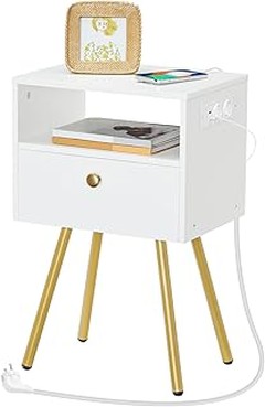 Comparativa de mesillas de noche: ¿con o sin almacenaje extra?