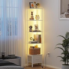 Cómo instalar estanterías altas y estrechas de manera segura