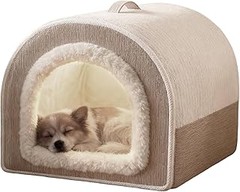 ¿Qué son las camas tipo cueva e iglú para perros?