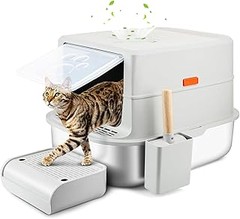 ¿Cómo elegir el arenero grande perfecto para varios gatos?