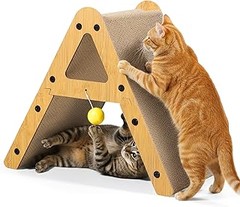 Cómo hacer que tu gato utilice un rascador de cartón