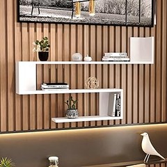 Estanterías de pared ideales para combinar oficina y almacenamiento