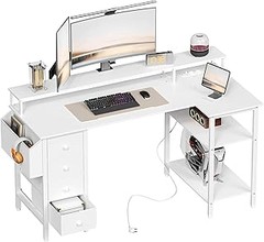 Escritorios con estantería integrada: opciones económicas para teletrabajo