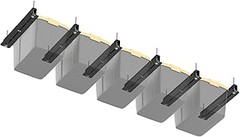 Cómo organizar un espacio pequeño utilizando rieles y columnas de almacenaje