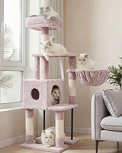 Pros y contras de los árboles para gatos altos y estrechos