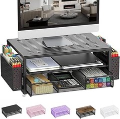 Pros y contras de usar un soporte de monitor con organizador de escritorio