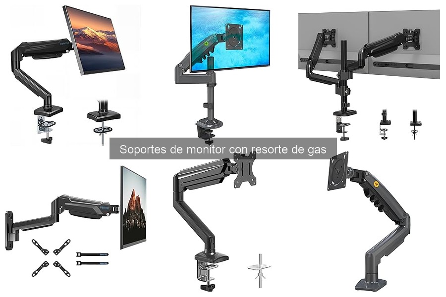 Accesorios indispensables para soportes de monitor con resorte