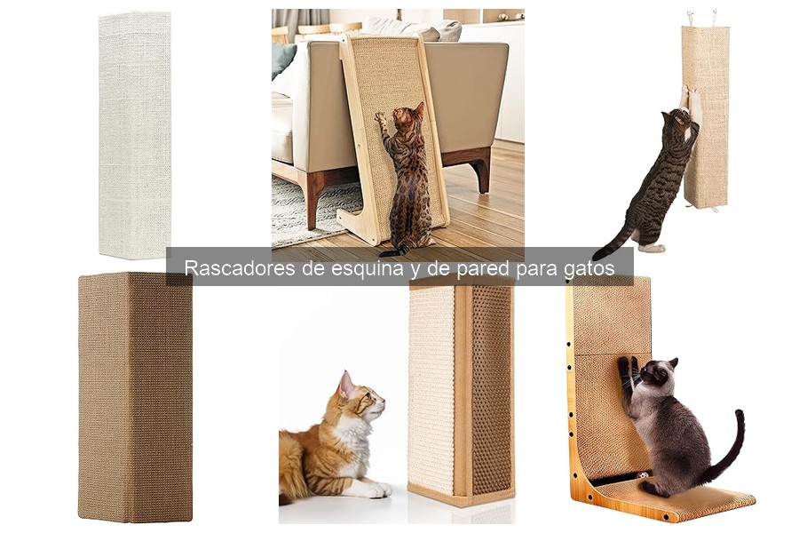 Adapta rascadores de esquina y pared en espacios pequeños