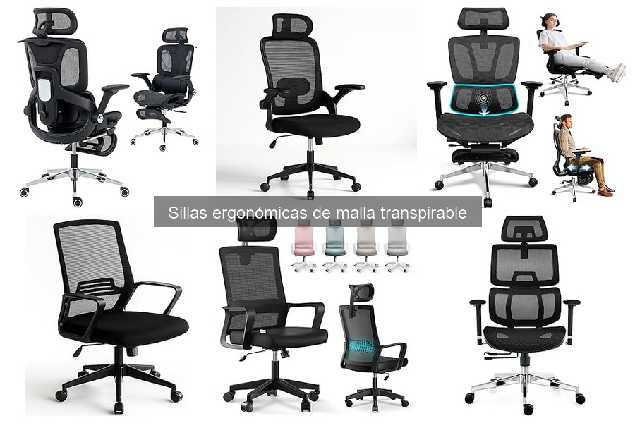 Ajusta tu silla ergonómica de malla para mayor confort