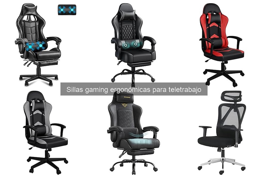 Ajusta tu silla gaming ergonómica para teletrabajo con comodidad