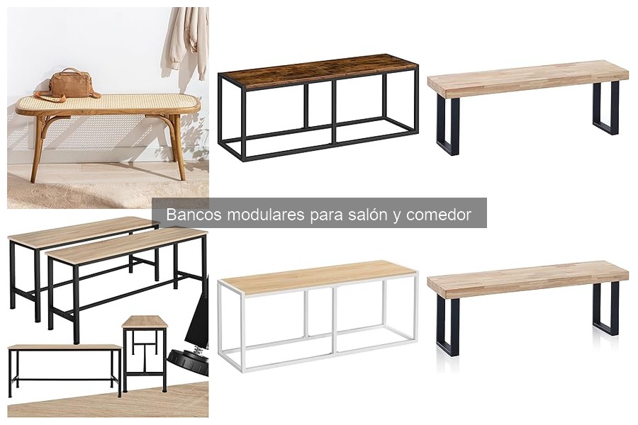 Alternativas a bancos modulares en pisos pequeños