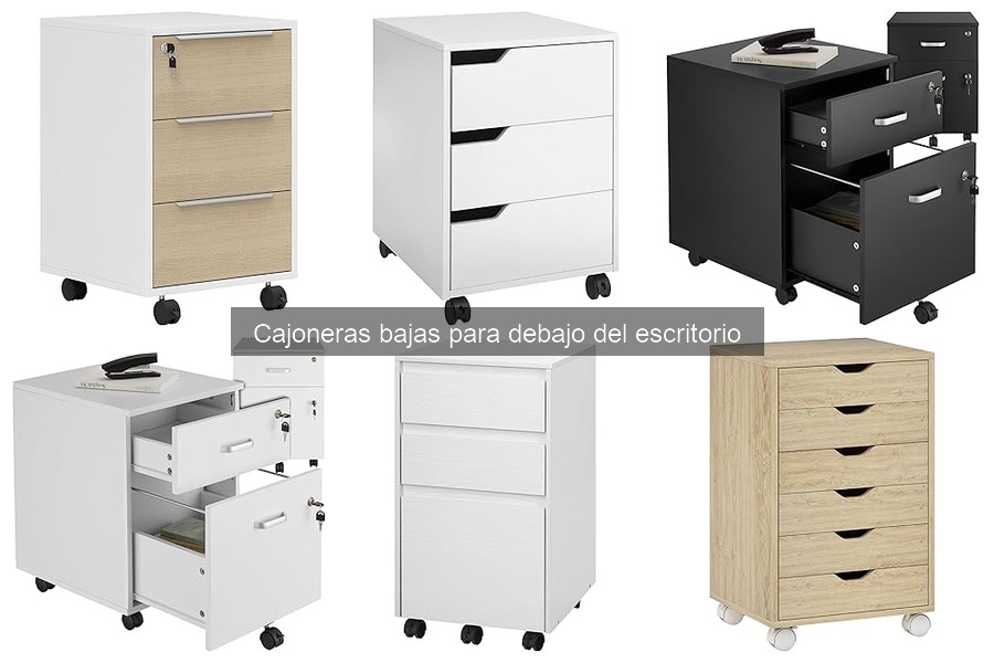 Alternativas a Cajoneras Bajas: Soluciones de Almacenamiento