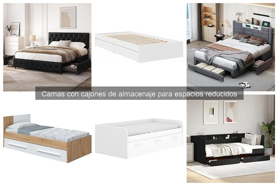 Alternativas a camas con cajones: soluciones de almacenamiento