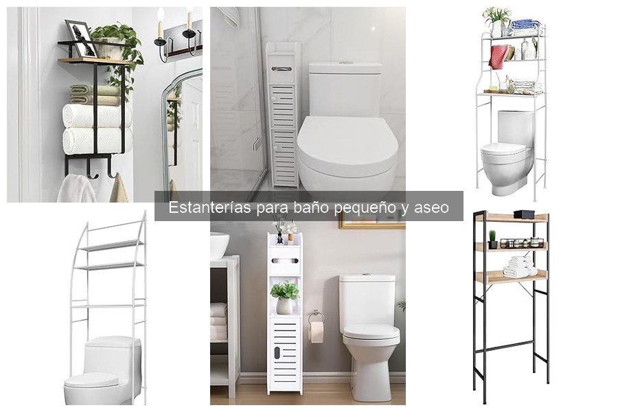 Alternativas a estanterías en baños pequeños: soluciones prácticas