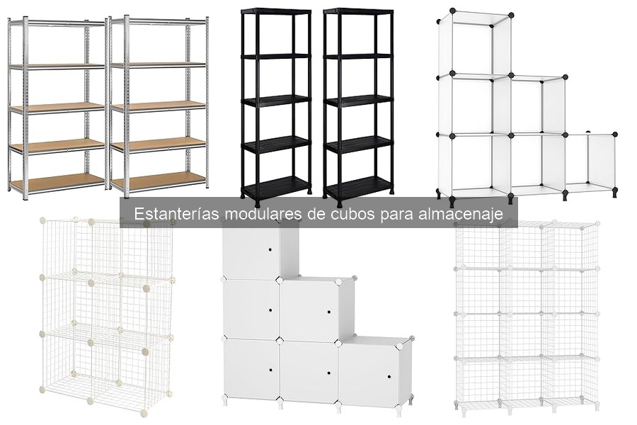 Alternativas a estanterías modulares para pisos pequeños