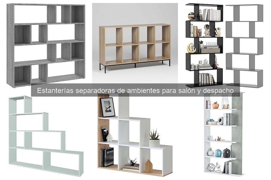 Alternativas a estanterías separadoras para espacios pequeños