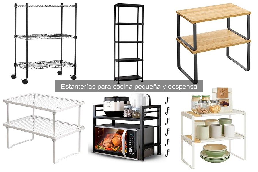 Alternativas a Estanterías Tradicionales para Cocinas Pequeñas