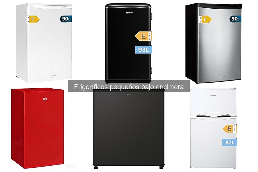 Alternativas a frigoríficos pequeños bajo encimera