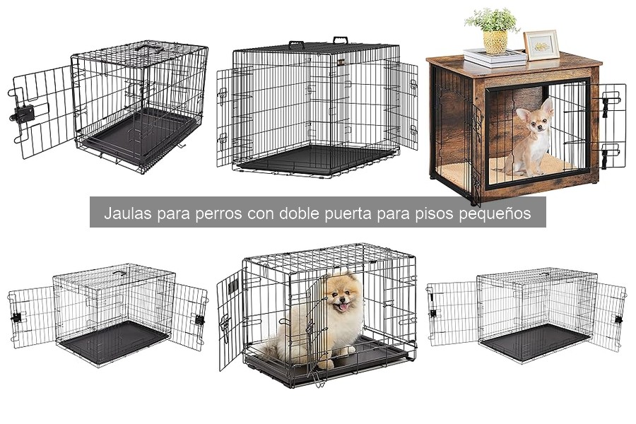 Alternativas a jaulas para perros con doble puerta
