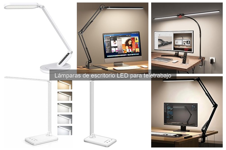Alternativas a Lámparas de Escritorio LED para Teletrabajo