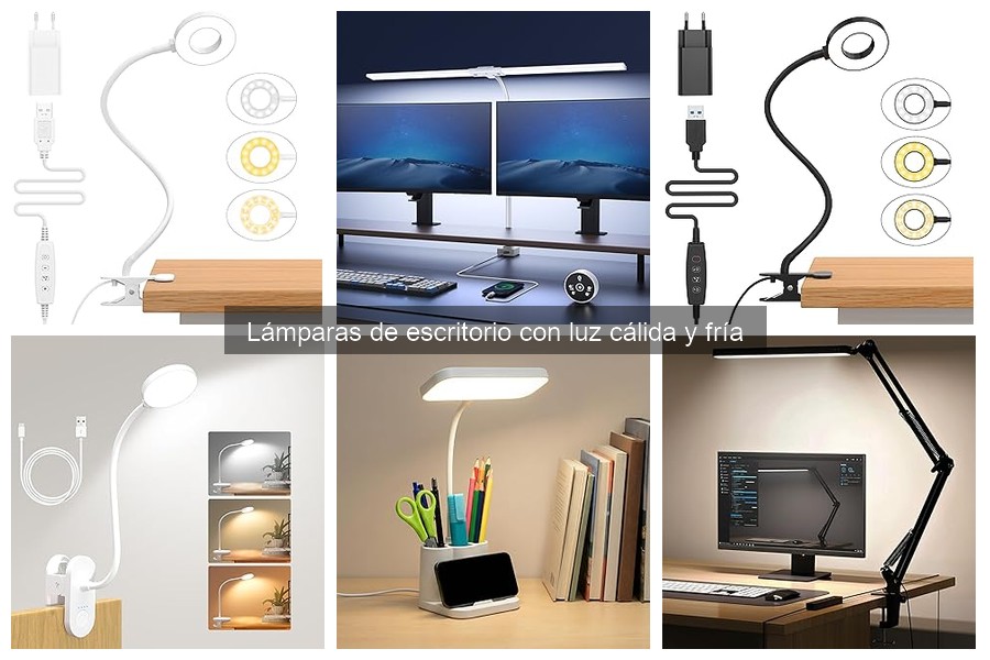 Alternativas a lámparas de escritorio para espacios pequeños