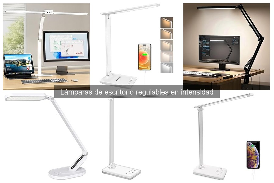 Alternativas a lámparas de escritorio regulables para iluminar
