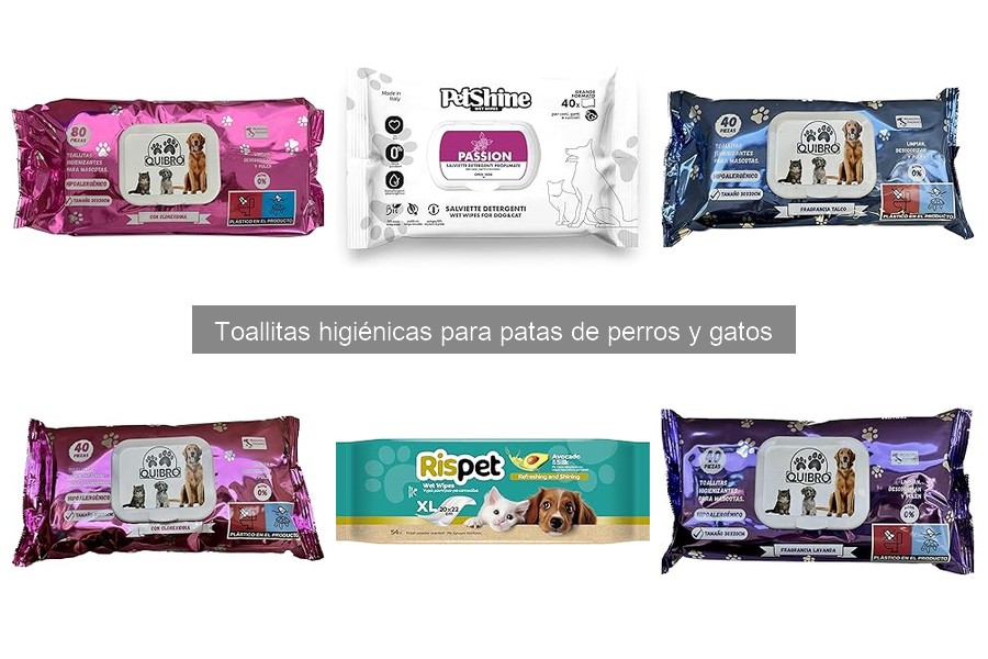 Alternativas a las toallitas higiénicas para patas de mascotas