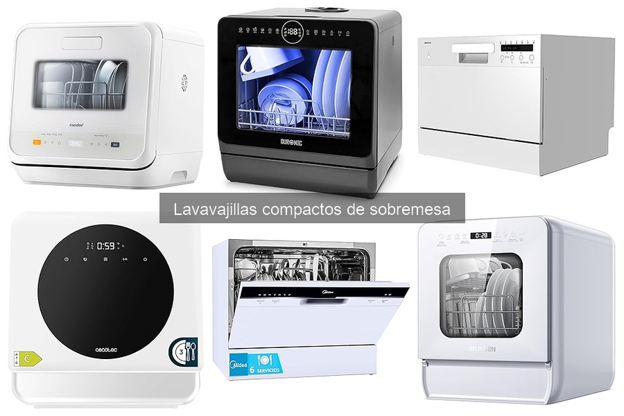 Alternativas a lavavajillas compactos para espacios pequeños