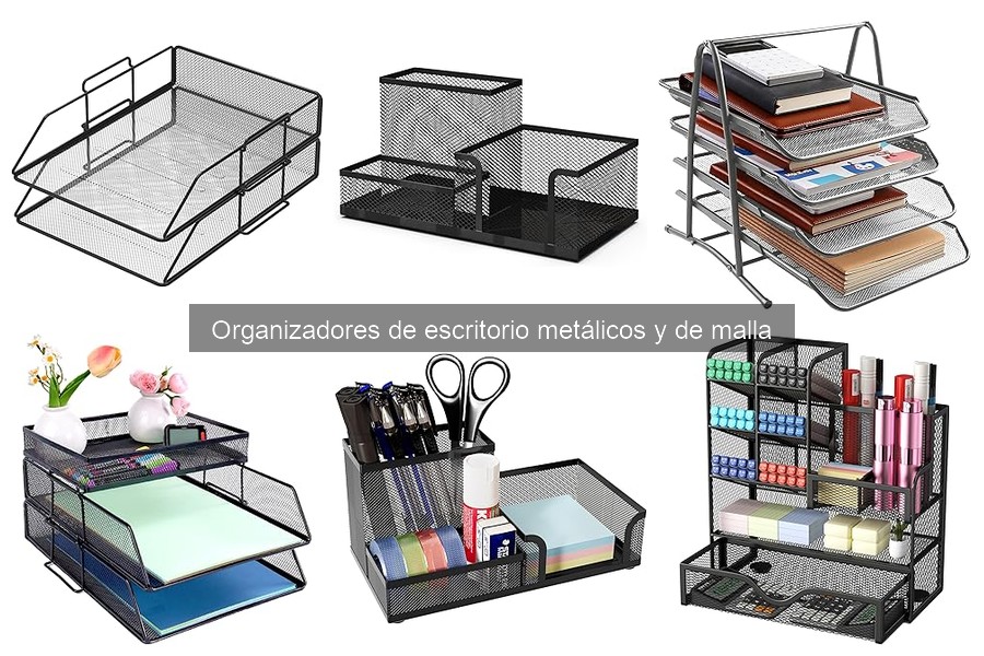 Alternativas a los organizadores de escritorio metálicos