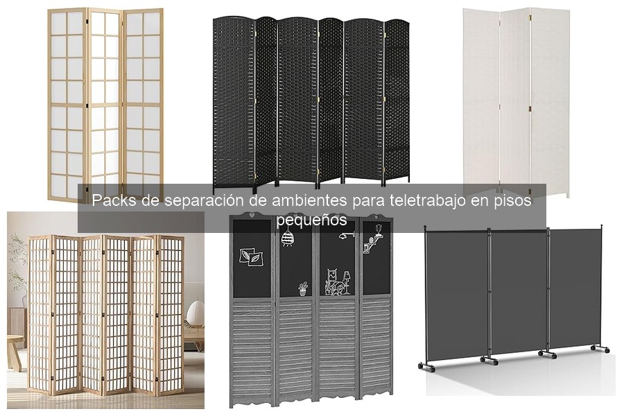 Alternativas a los packs de separación de ambientes para teletrabajo