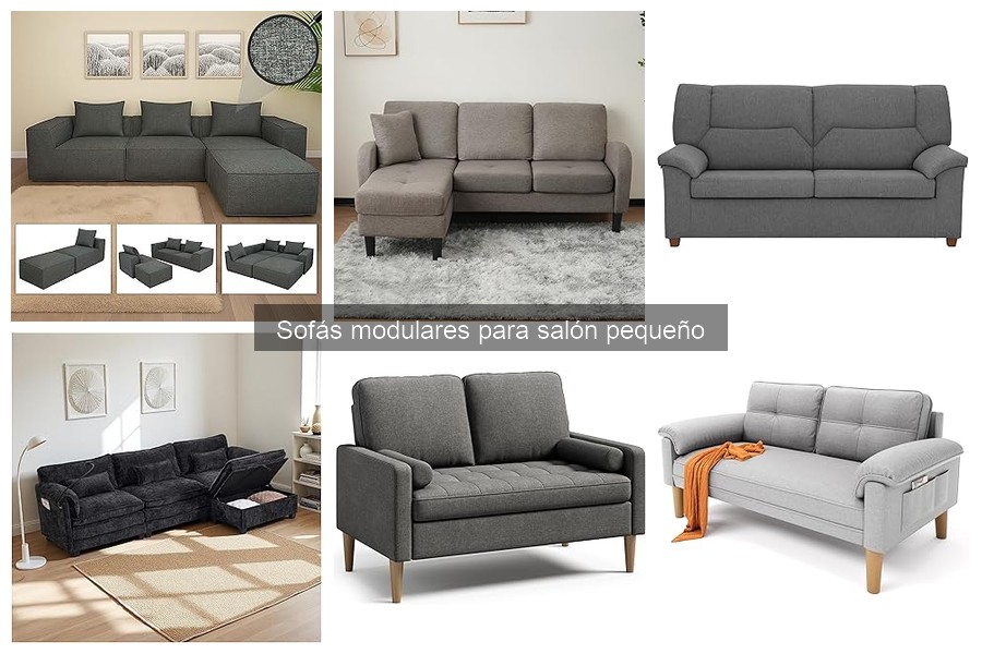 ** Alternativas a los Sofás Modulares para Espacios Pequeños