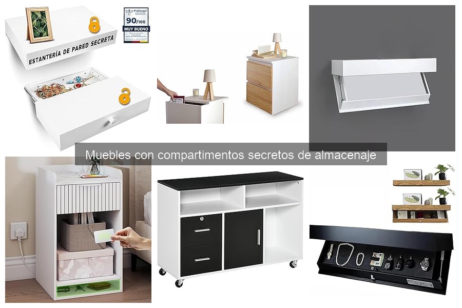 Alternativas a Muebles con Compartimentos Secretos para Almacenaje