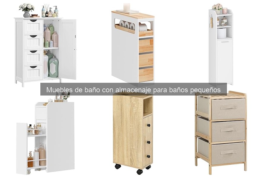 Alternativas a Muebles de Baño con Almacenaje para Espacios Pequeños