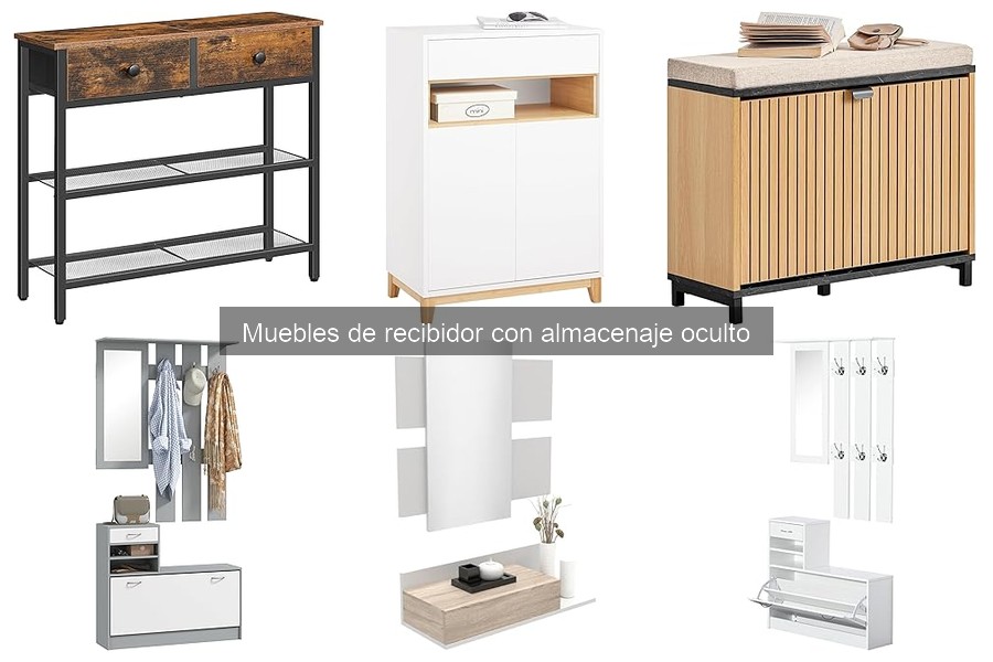 Alternativas a Muebles de Recibidor con Almacenaje Oculto