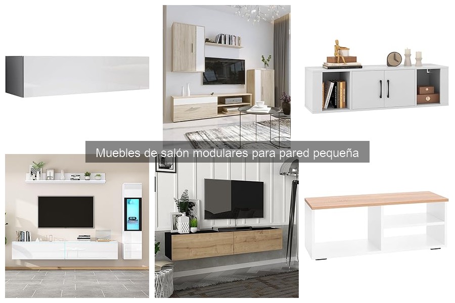 Alternativas a muebles de salón modulares para espacios pequeños