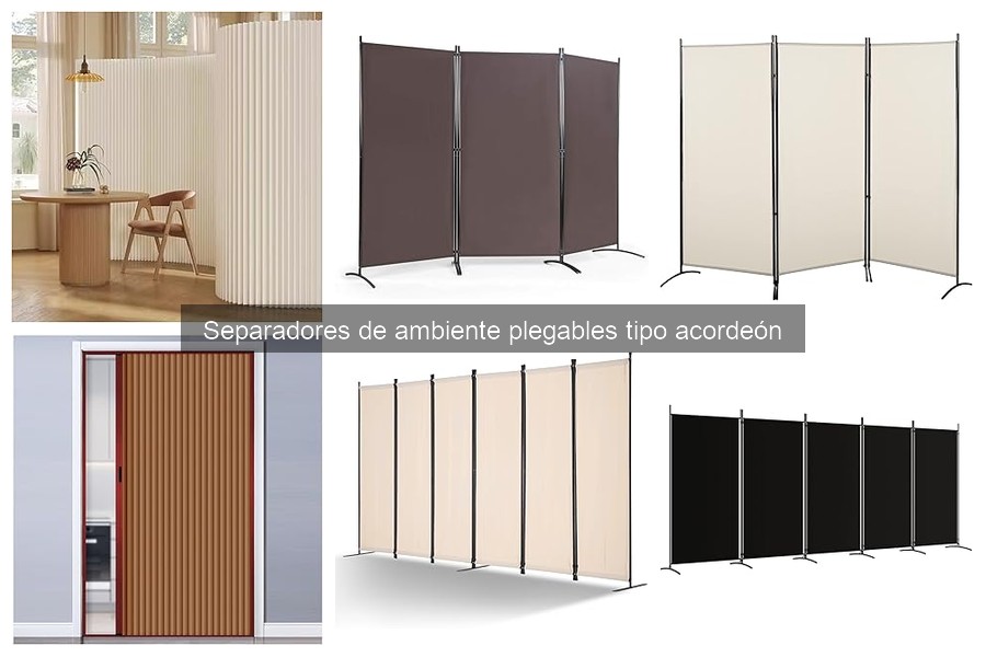 Alternativas a Separadores de Ambiente Plegables Tipo Acordeón