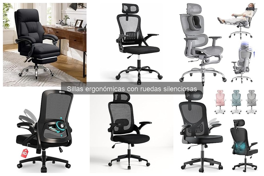 Alternativas a Sillas Ergonómicas con Ruedas Silenciosas