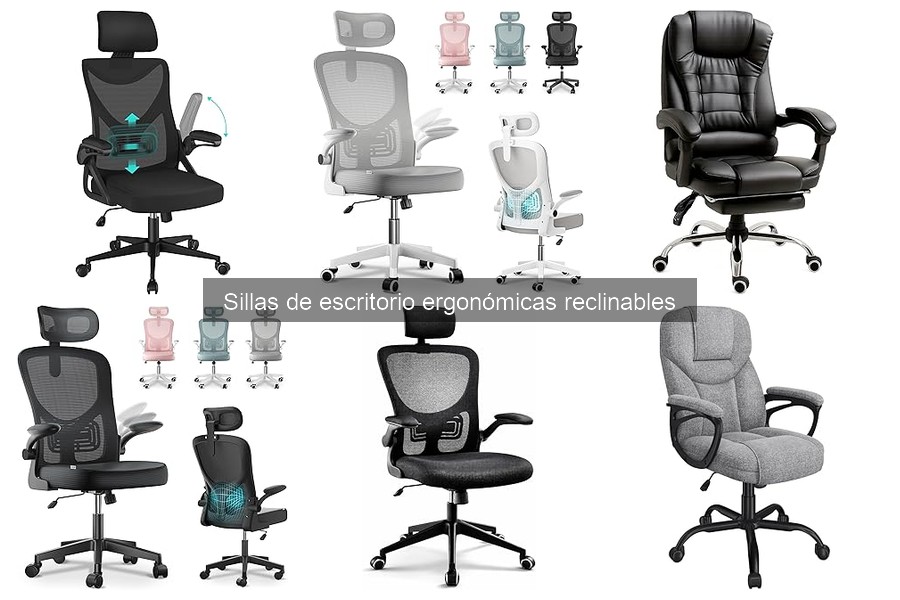 Alternativas a sillas ergonómicas reclinables para oficina