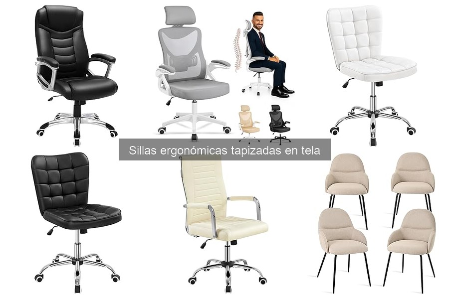 Alternativas a sillas ergonómicas tapizadas en tela