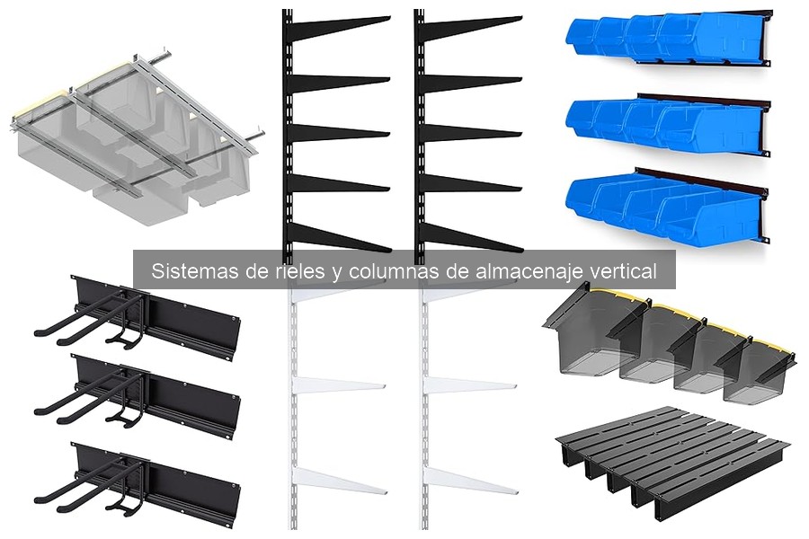 Alternativas a sistemas de rieles y columnas de almacenaje vertical