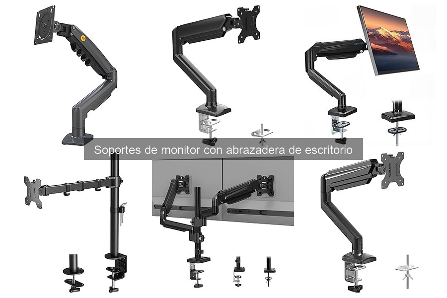 Alternativas a soportes de monitor con abrazadera