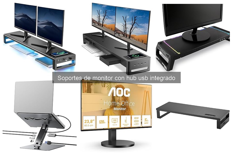 Alternativas a Soportes de Monitor con Hub USB Integrado