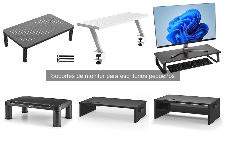 Alternativas a Soportes de Monitor para Escritorios Pequeños
