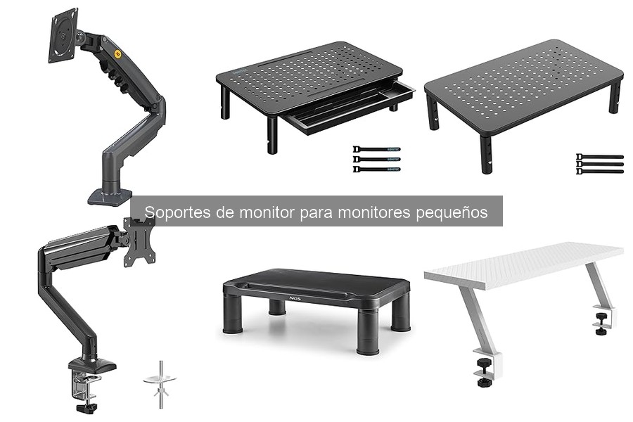 Alternativas a soportes de monitor para espacios pequeños