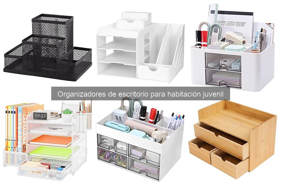 Alternativas creativas a organizadores de escritorio juveniles