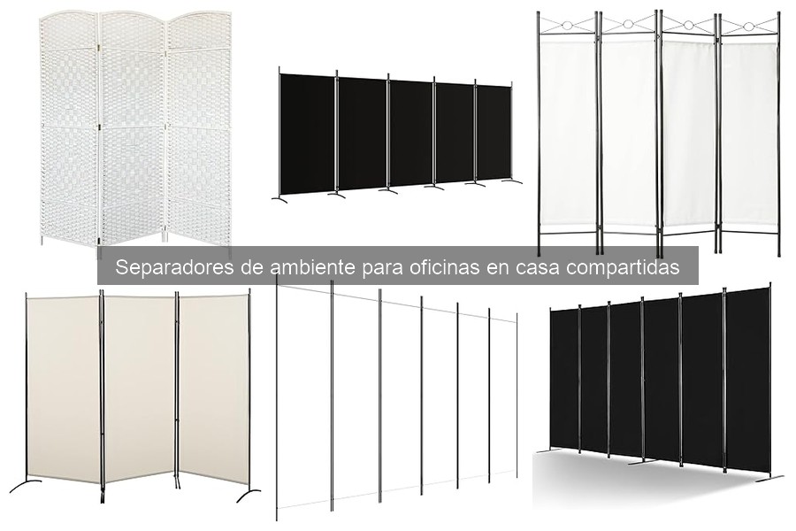 Alternativas creativas a separadores de ambiente para oficinas