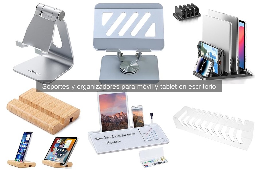 Alternativas creativas a soportes móviles y tablet en casa