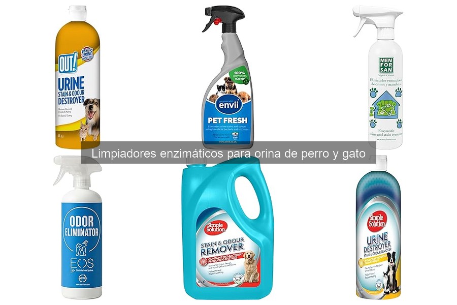 Alternativas efectivas a limpiadores enzimáticos para orina