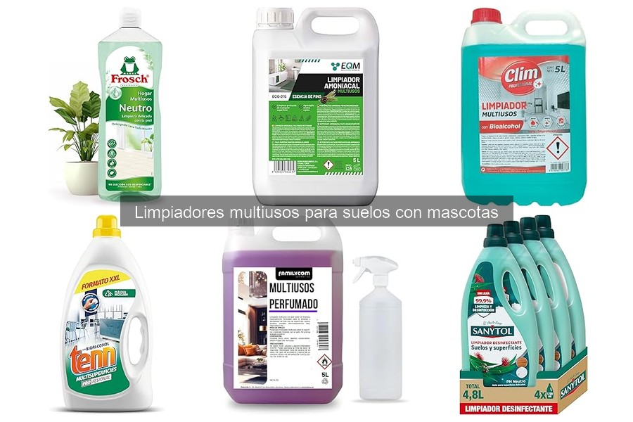Alternativas naturales a limpiadores para suelos con mascotas